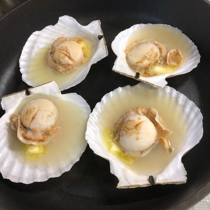 フライパンで簡単ふっくら 貝付きホタテのバター醤油 レシピ 作り方 By なまかわママ 楽天レシピ フライパンで簡単ふっくら 貝付きホタテのバター醤油 レシピ 作り方 By なまかわママ 楽天レシピ